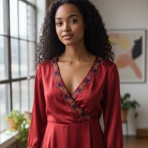 Vintage embroidered dress